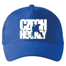 Czech hockey - nápis s hokejistou - Mistrovství světa v ledním hokeji 2026