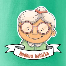 Budoucí babička kreslená