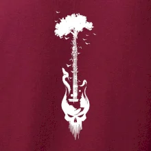 Kytara strom a lebka