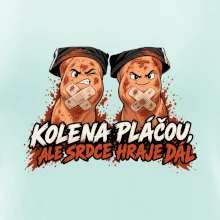 Nohejbal kolena pláčou srdce hraje