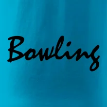 Bowling nápis psací