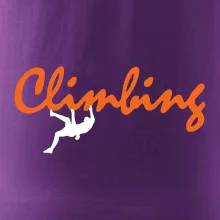 Climbing psací text