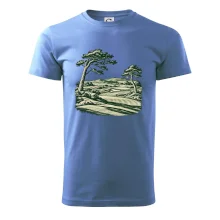 Golfové hřiště v retro rytině