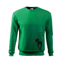 Zamilovaná kočka zezadu