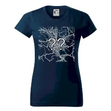 Mapy měst černobílé - Vaše město