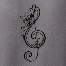 Houslový klíč kytky