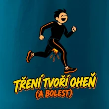 Běžecké tření tvoří oheň
