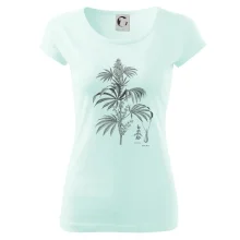 Konopí kytka černobílá