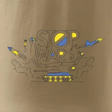 Stop war - Ukrajinské barvy