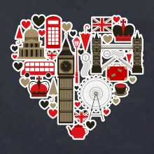 Britské srdce - objekty