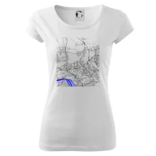 Praha 18200 - Mapa s vodními toky