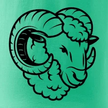 Černá Hlava berana obrys