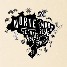 Brazílie mapa a zvyky