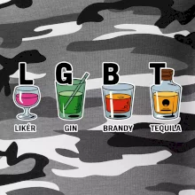 LGBT -  Likér, Gin, Brandy, Tequila