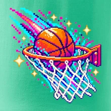 Pixel art basketbalový koš