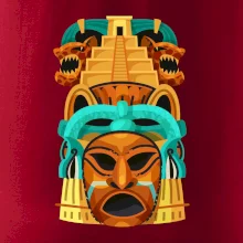 Mayové maska s pyramidou