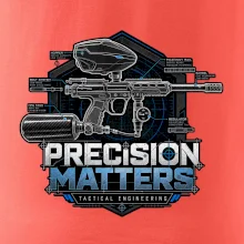 Technický nákres precision matters paintball