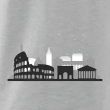 Řím silueta památky