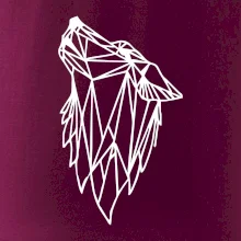 Geometrie - vlk - vyjící