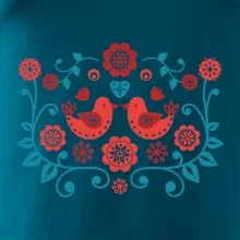 folklor - dva červení ptáčci