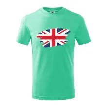 Britská vlajka roztrhaná