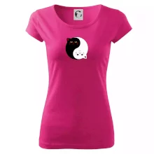 Kočky jin jang barevné