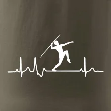 EKG hod oštěpem muž