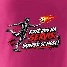 Nohejbalový pekelný servis