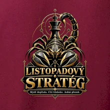 Listopadový stratég se štírem a šachovým králem