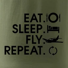 Eat sleep fly repeat