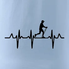 EKG nordic walking muž