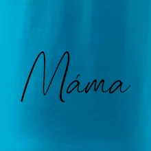 Nápis psací na prsou - máma