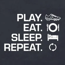 Play Eat Sleep Repeat fotbal