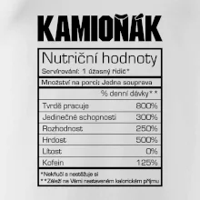 Nutriční hodnoty - Kamioňák Nutriční hodnoty - Kamioňák
