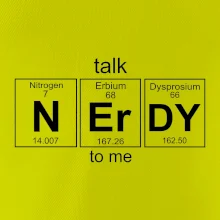 Talk nerdy - periodická tabulka