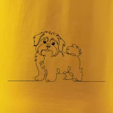 Havanský psík linka jedním tahem