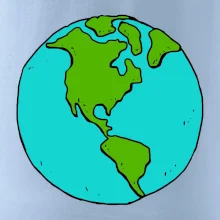 Planeta na prsu - Amerika