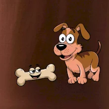 Parové triko - Pes a kost