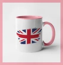 Britská vlajka roztrhaná