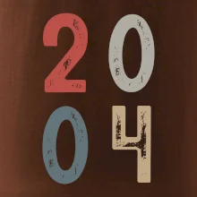 Vintage číslice 2004