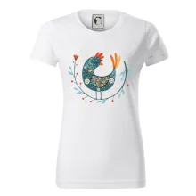 Folklor - slepice s kopretinou