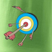 Šípy v barevném terči