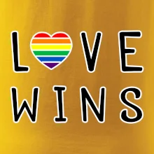 Love wins nápis