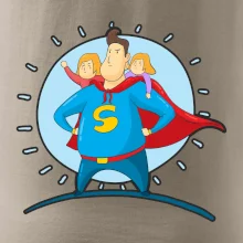 Táta superman - holka a holka Táta superman - holka a holka