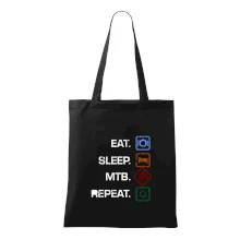 Eat sleep MTB repeat