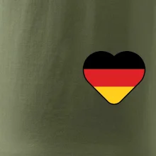 Germany love malé - Německá vlajka