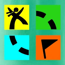 Geocaching logo barevné