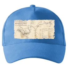 Mapa Báňské dráhy z Moravské Ostravy do Doubravy