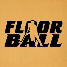 Floorball nápis rovný