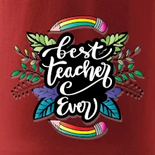 Barevné tužky best teacher ever